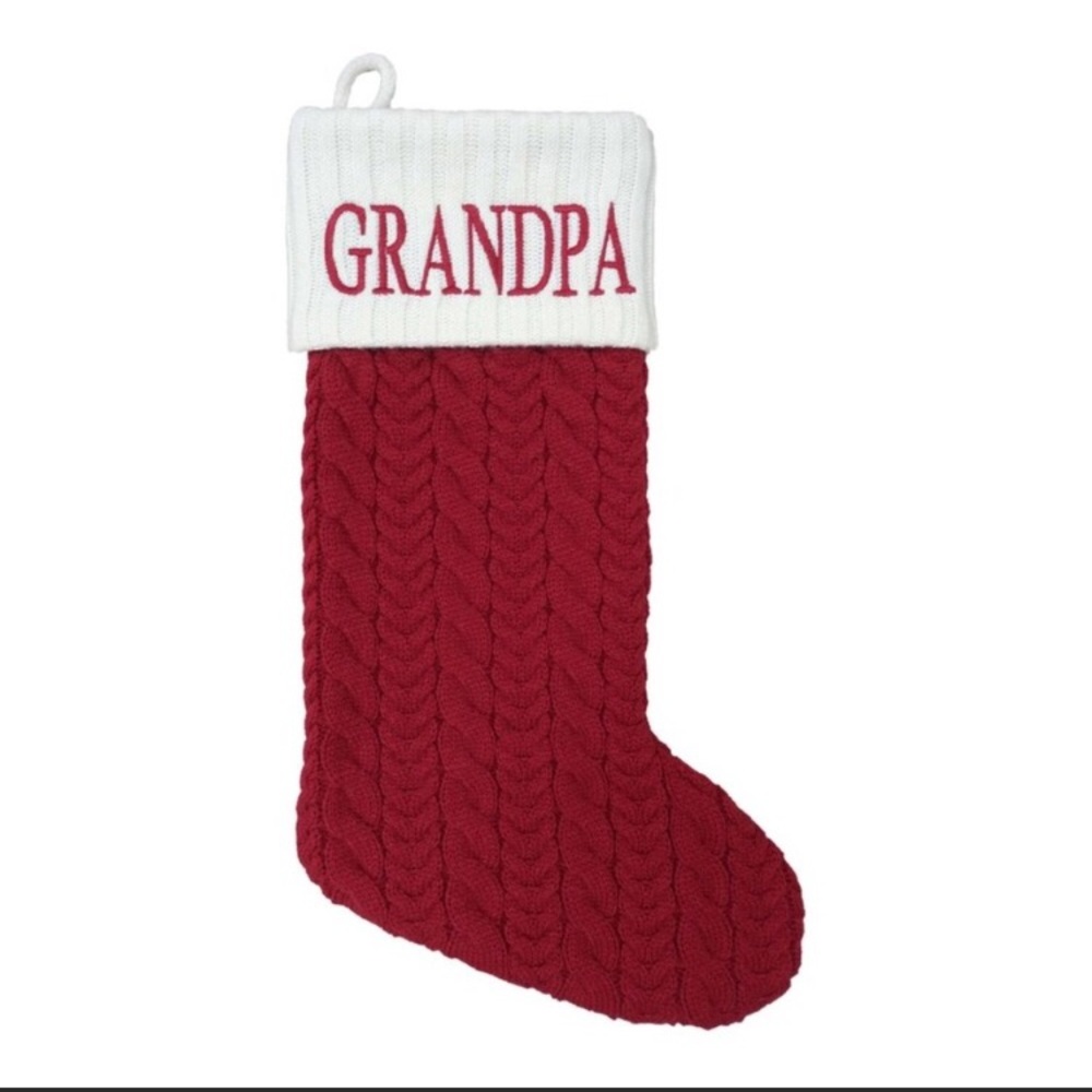 St Nicholas Square Christmas Stocking GRANDPA